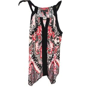 INC International Concepts Paisley Boho EUC Sharkbite Handkerchief Style Large